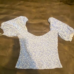 Abercrombie & Fitch Stretch Floral Top